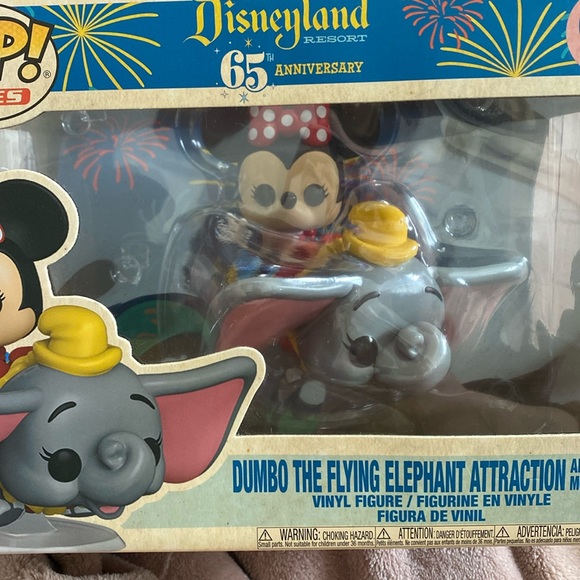 Dumbo the Flying Elephant and Minnie Mouse Funko Pop - Picture 2 of 2